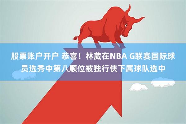 股票账户开户 恭喜！林葳在NBA G联赛国际球员选秀中第八顺位被独行侠下属球队选中